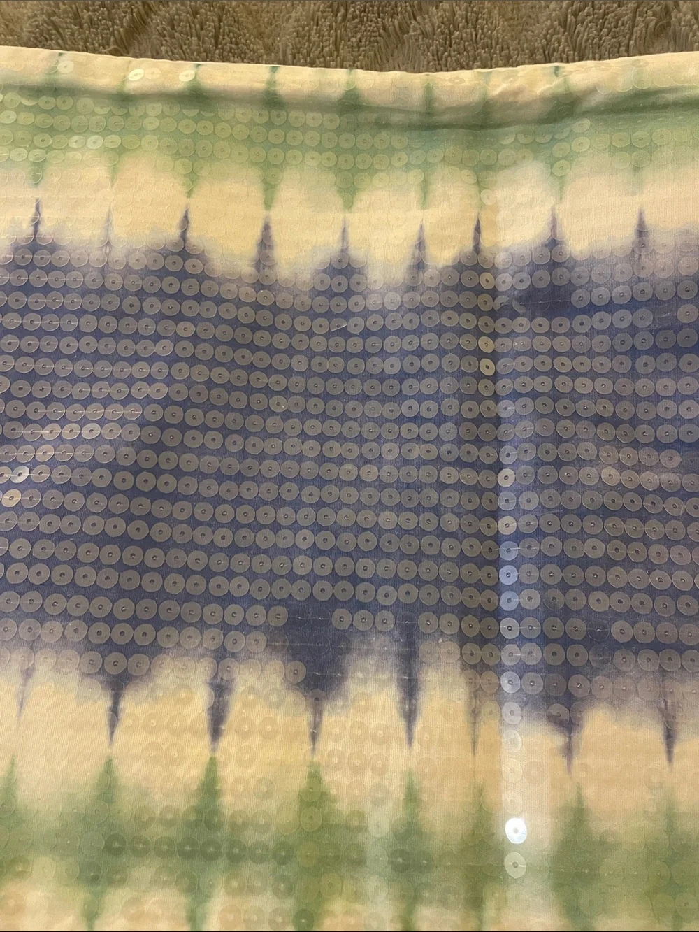 Pottery Barn Teen Tie Dye Sequin Pillow Sham 12 X 24